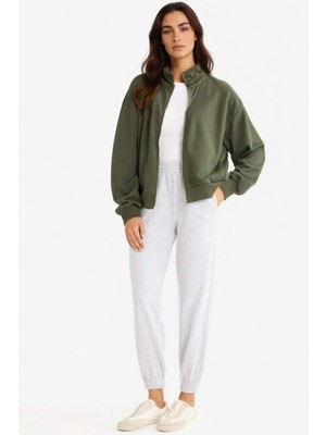 DeFacto Jogger Fit Beli Lastikli Basic Düz Cepli Eşofman Altı D4234AX25AU