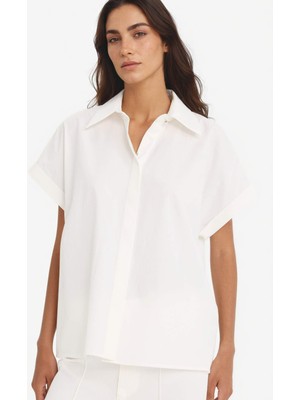 DeFacto %100 Pamuk Regular Fit Poplin Gömlek F9141AX25WN