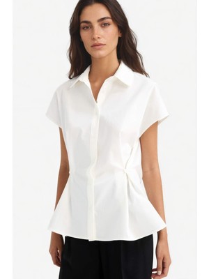 DeFacto %100 Pamuk Fitted Poplin Gömlek F7313AX25AU