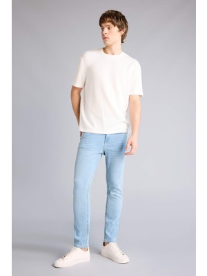 DeFacto Carlo Skinny Fit Normal Bel Dar Paça Dar Paça Jean Pantolon D0025AX26SP