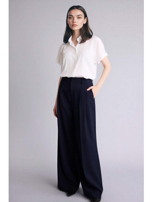 DeFacto Wide Leg Yüksek Bel Geniş Paça Pantolon G7831AX26SP