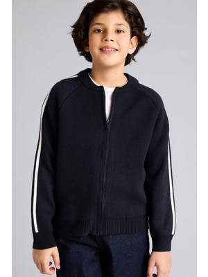 DeFacto Kolej Yaka Bomber Triko Hırka Erkek Çocuk H0120A826SP