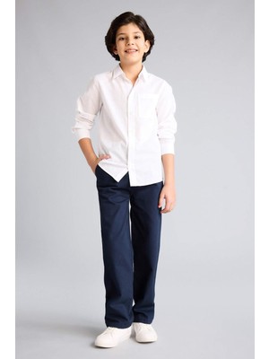 DeFacto Düz Paça Gabardin Pantolon Erkek Çocuk G6740A826SP