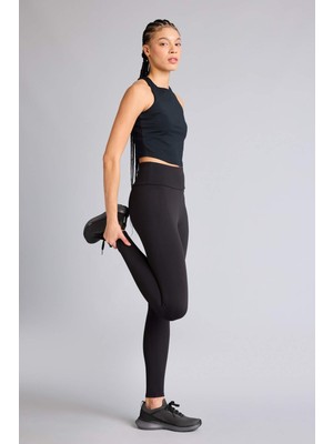 DeFacto Beli Saran İçi Yumuşak Tüylü Sporcu Tayt W8206AZ26SP