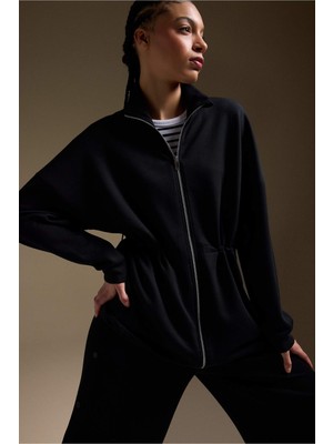 DeFacto Long Fit Dik Yaka Modal Hırka G2602AX26SP