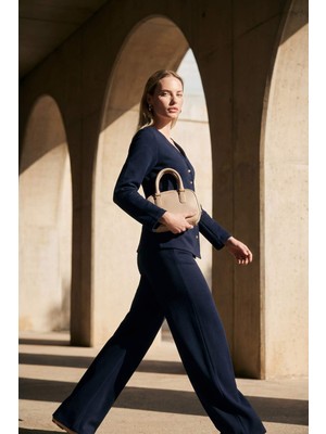 DeFacto Straight Wide Düz Paça Pantolon G9151AX26SP