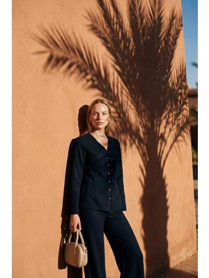 DeFacto Regular Fit V Yaka Hırka G9178AX26SP