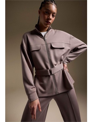 DeFacto Airtech Long Fit Dik Yaka Modal Hırka F9064AX26SP