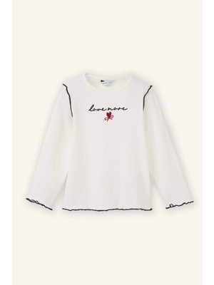 DeFacto Fitilli Kaşkorse Tişört Kız Bebek G8103A526SP