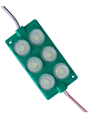 Indispensablely 24 Volt 3 Watt Yeşil 3030 Modül LED 75*40
