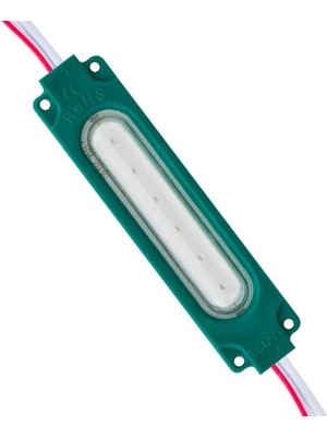 Indispensablely 12 Volt 2 Watt Yeşil Modül LED (68X16 Mm)