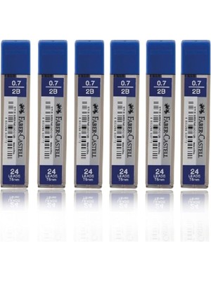 Royal Rain Store Faber Castell 6 Tüp 75MM 2b 0.7 Kalem Ucu
