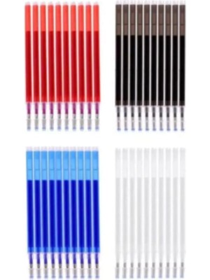 Royal Rain Store ile Uçan Silinebilen Refill Kalem Içi Kırmızı Siyah Beyaz Mavi 40 Adet