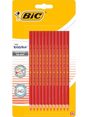 Royal Rain Store Evolution Kırmızı Kopya Kalemi 12'li Blister,kıymık Oluşturmaz, Çiğnemeye Karşı Dayanıklı, Kolay Açılır