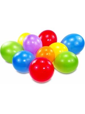 Royal Rain Store Renkli Balon 25 Li Karışık Renk Parti Doğum Günü Kutlama Özel Günler