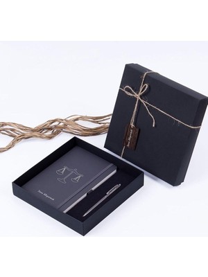 Royal Rain Store Hediye Avukata Ajanda Kalem Seti/kişiye Özel Kutusu/kurumsal Seti