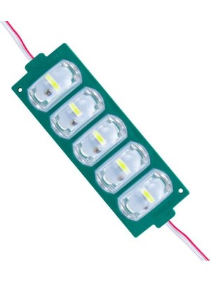 Indispensablely 12 Volt 4 Watt Yeşil 3030 10 x 53.8 mm IP65 260 – 280 Lümen 180 Derece Modül LED