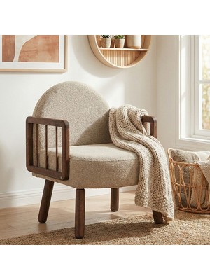 Tosca Bohem Berjer Ceviz Ahşap, Sütlü Kahve