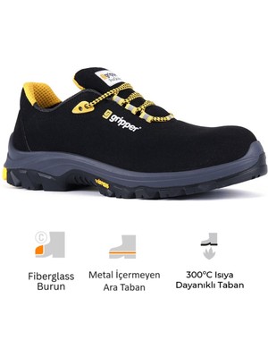 Mekap Pro Gripper Executive Low Gpr-55 S3 Src Hro Fiberglass burun Iş Ayakkabısı