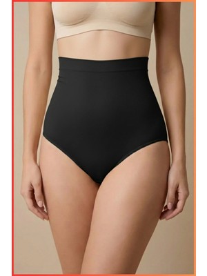 Figiza Yüksek Bel Slip Korse Dikişsiz Karın Göbek Bel Basen Toparlayıcı Şekillendirici Kadın Külot Korse