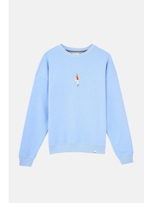 Reflect Studio Demir Lady Supersoft Sweatshirt - Buz Mavisi