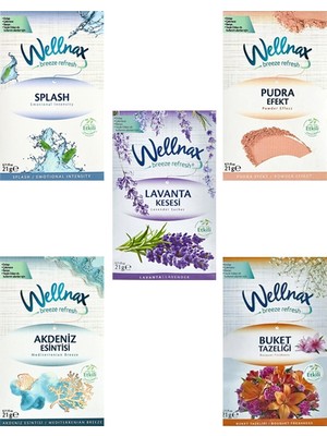 Wellnax Breeze Refresh Dolap ve Çekmece Kokusu Karışık Seri