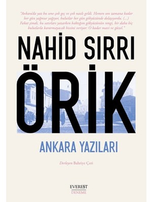 Everest Yayınları Ankara Yazıları... +18 Adet Edebiyat Kitabı