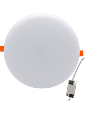 Indispensablely Ledx AL-AY24 36 Watt 4200 Lümen Genişlik Ayarlı Hareketli Raylı Yuvarlak Sıva Altı LED Panel