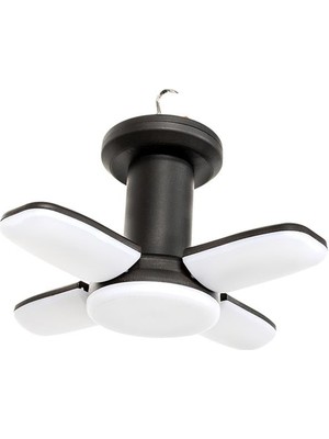 Indispensablely MX-Z04 150 Watt 4 Kanatlı USB Şarjlı 1800 Mah Kamp Çadır Lambası