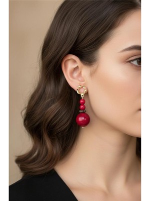 Petek Aksesuar Akrilik Tasarım El Yapımı Küpe