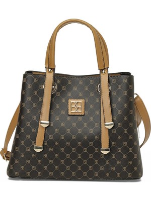 Butigo Mng Sallantı Aks Kl 6fx Kahve Multı Kadın Kol Çantası