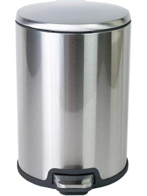 Royal Rain Store Cigo Pedalli Çöp Kovasi 12LT Beyaz Iç Kisim Siyah