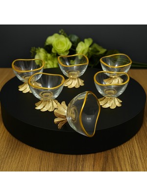 6'lı Lüx Mini Lokumluk ve Sosluk Seti, Şık ve Çok Amaçlı Kase