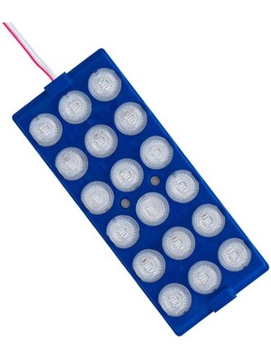 Indispensablely 12 Volt 6 Watt 18 Ledli 2'li Paket Yanıp Sönen Modül LED