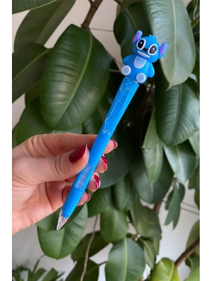 Stitch Yandan Basmalı Uçlu Kalem 07 - Mavi