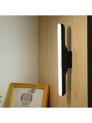 Royal Rain Store LED Lamba Kablosuz Micro USB Mıknatıslı 6W LED Işık 3 Farklı Işık Modu Cata Martı LED Aplik (Siyah)