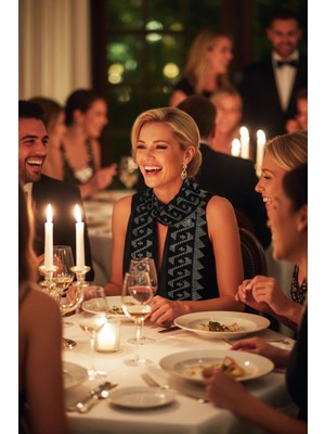 Muguetarts %100 Orijinal El Işlemeli Tel Örgü Şal, Anneler Günü Hediyesi 188X76CM