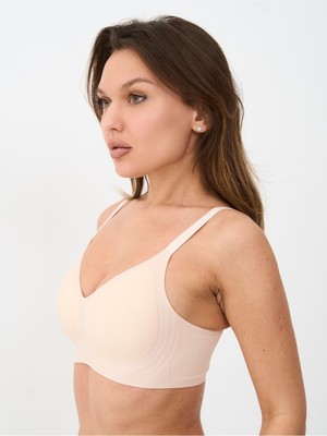 Alya Underwear Kadın Lazer Kesim Dikişsiz Çıkarılabilir Pedli Hayalet Sütyen