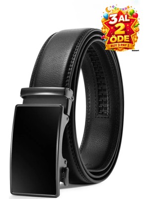 Bosskan Otomatik Tokalı Deliksiz Klasik Erkek Kemeri