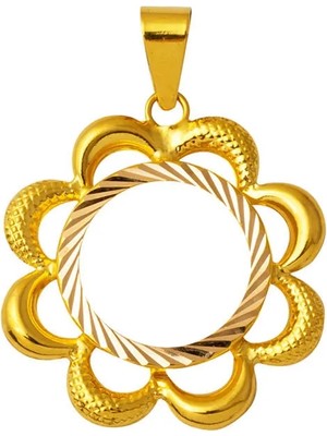 Bilezikci Çiçekli 14 Ayar Çeyrek Altın Çerçevesi