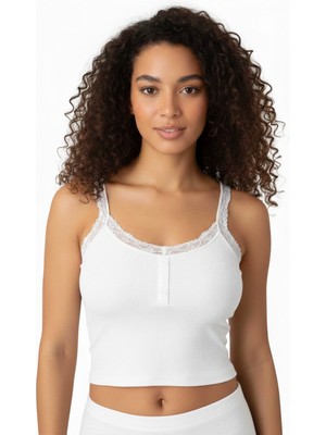 Ypc Tekstil Kaşkorse Büstiyer Pedli Askılı Dantelli