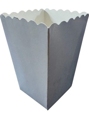 Party World 8'li Doğum Günü Karton Mısır-Popcorn Kutusu – Renkli Parti Sunum Kabı