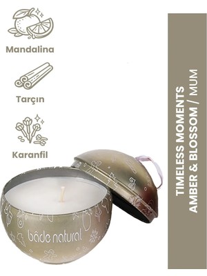 Bade Natural Timeless Moments Amber&Blossom Soya Mumu 140 gr