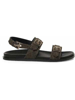 Butigo 26S-305 6fx Leopar Kadın Düz Sandalet