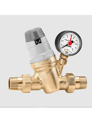 Caleffi 535090 - DN50 Basınç Düşürücü Vana, Basınç Ayar Göstergeli, Manometre Bağ. PN25, 40°c