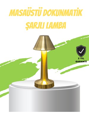 Similar LED Masa Lambası 3 Renk Ayarlı Şarjlı Kablosuz Tasarım