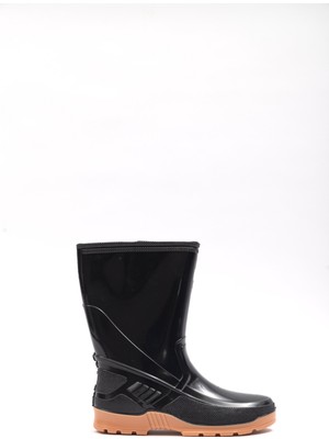 Gezer Kışlık Erkek Genç Çizme PVC Malzeme ile Su Geçirmez Özellikte Rahat Tabanlı