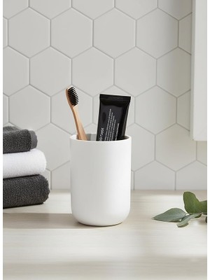 Royal Rain Store Plastik Diş Fırçalık – 7,5×10 Cm, Macunluk, Banyo Düzenleyici - Brasil Model