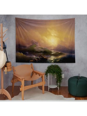 The Lucid Lab The Ninth Wave Duvar Örtüsü - 100 cm x 135 cm