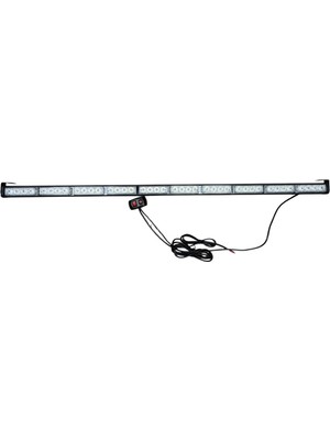 İzipec LED Bar 90 cm Sarı-Sarı Flaşlı Mercekli 12-24V Uyumlu (Gkn 1400021)